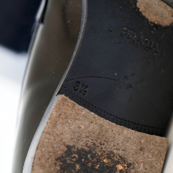 PRADA loafers black 8 1/2
